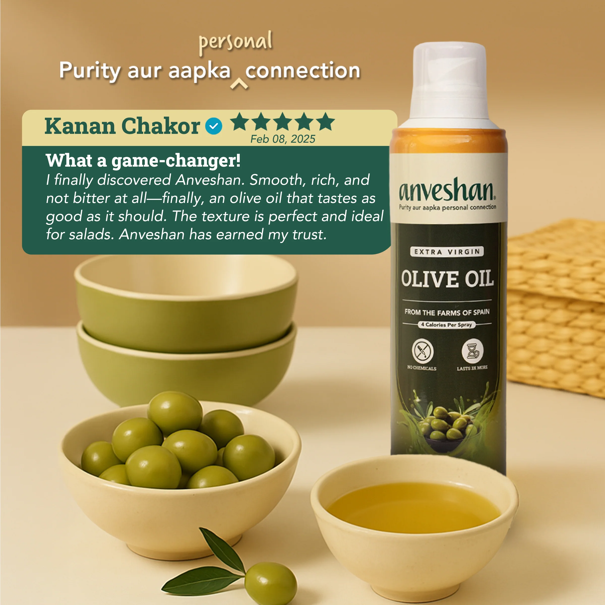 Extra Virgin Olive Oil - Spray Can - Image 3