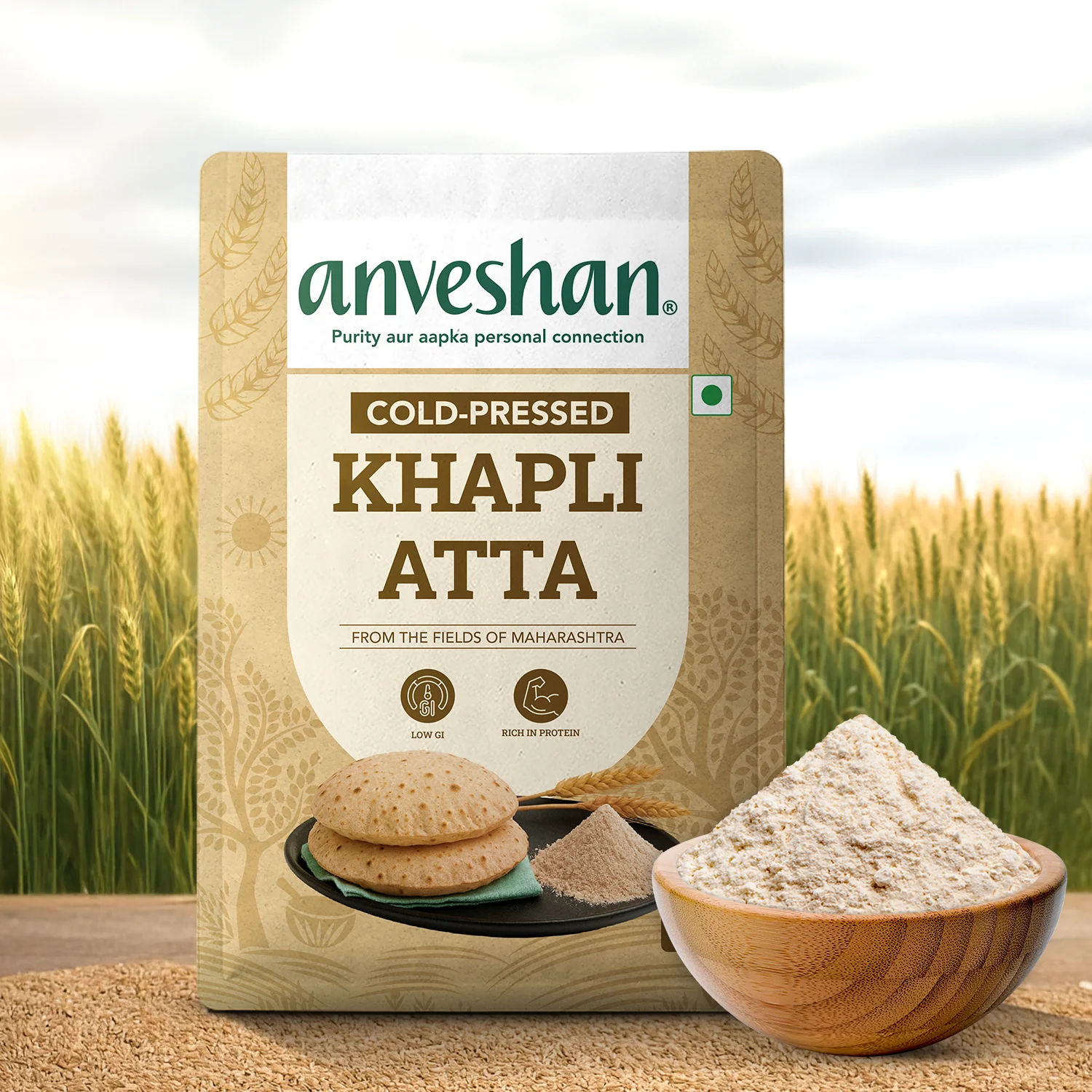 Cold-Pressed Khapli Atta - Image 4