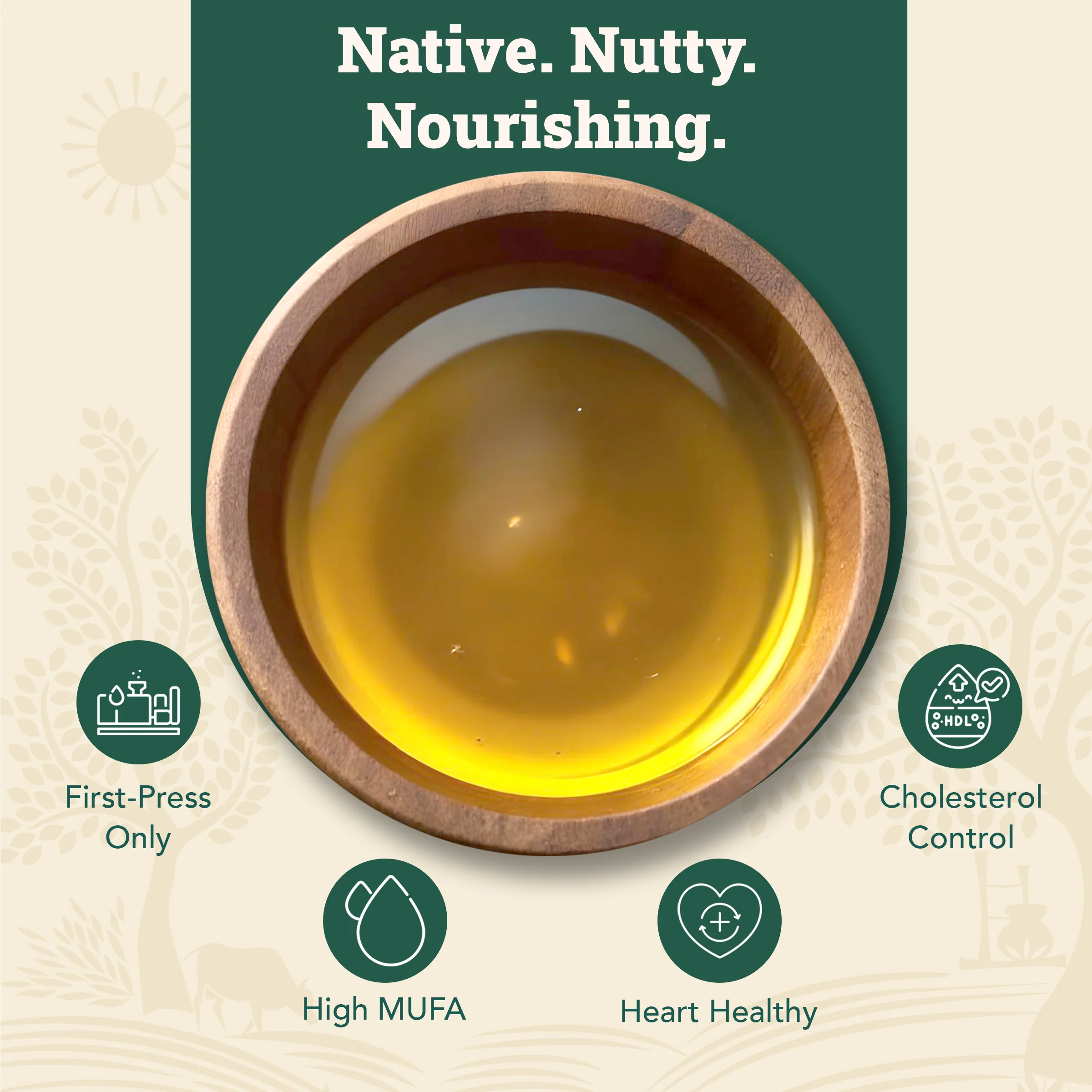 Wood-Pressed Groundnut Oil - Image 5