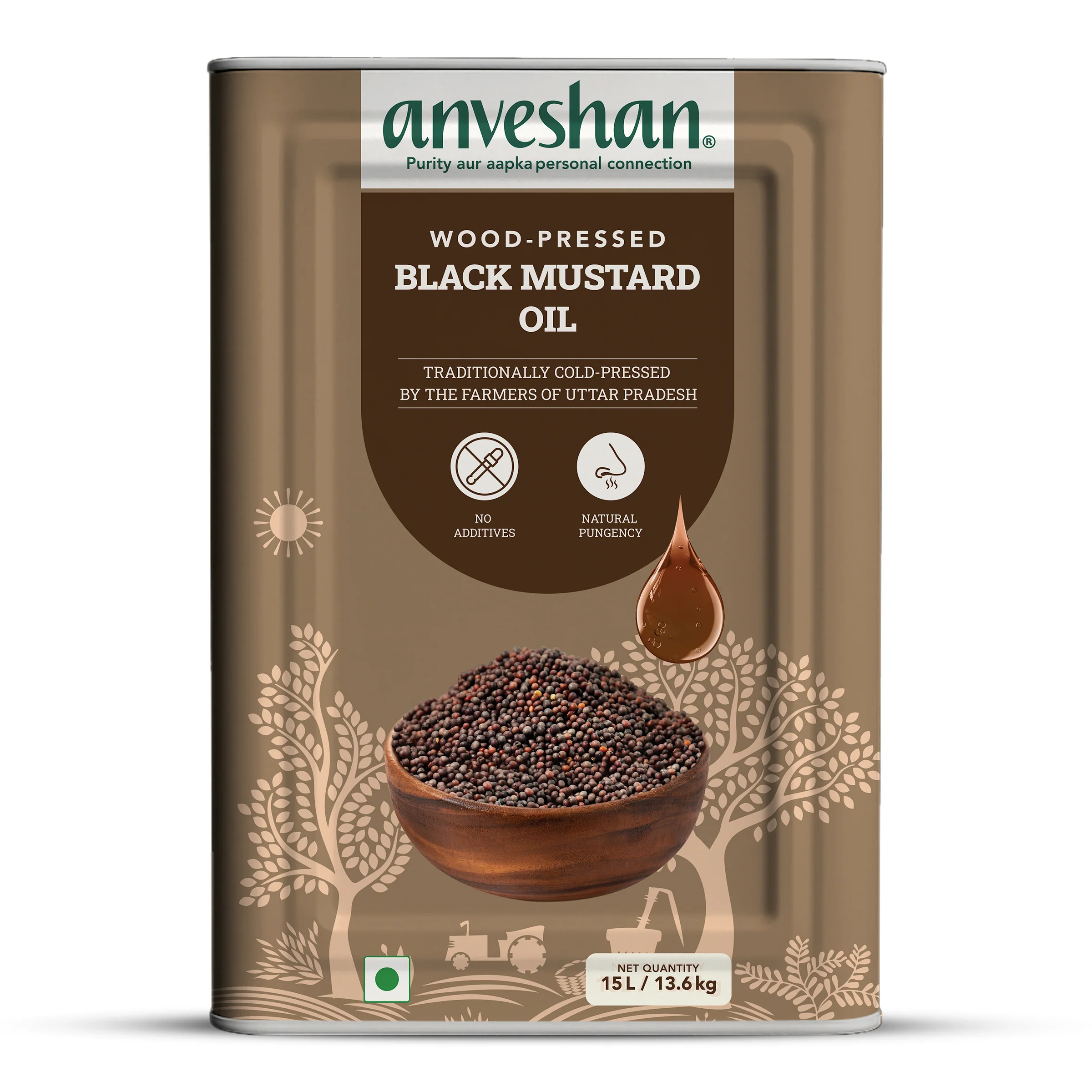 Wood-Pressed Black Mustard Oil - Image 14